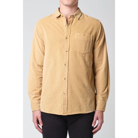 Rolla's Men At Work Cord Shirt - Sand - Picture 1 of 9